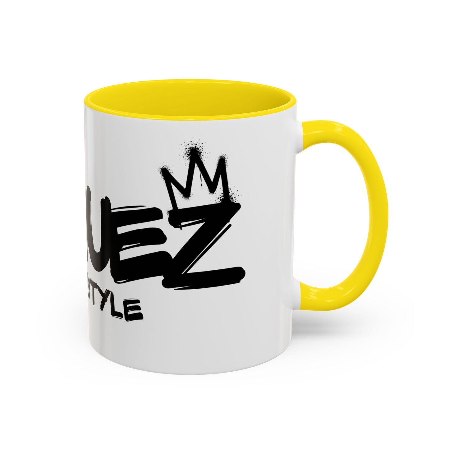 Graffiti Style Accent Coffee Mug - Urban Art for Coffee Lovers