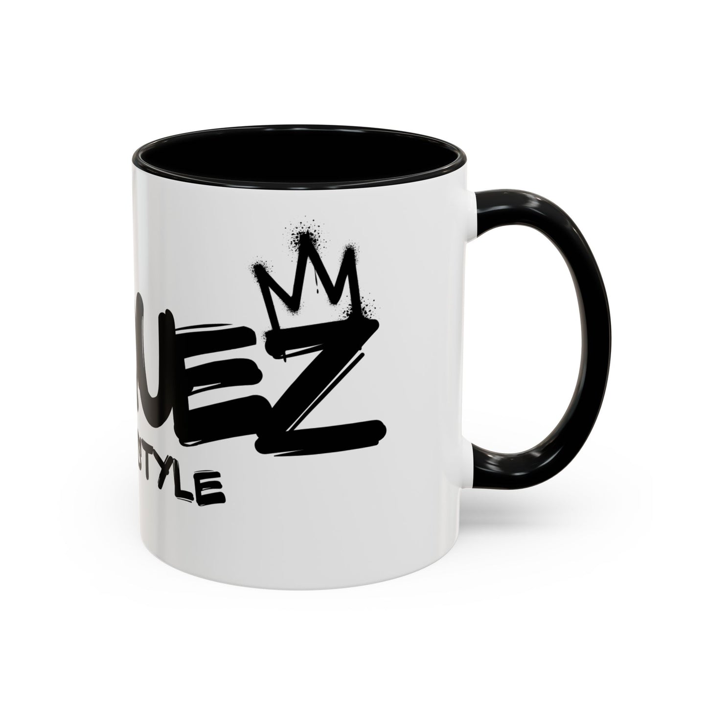 Graffiti Style Accent Coffee Mug - Urban Art for Coffee Lovers