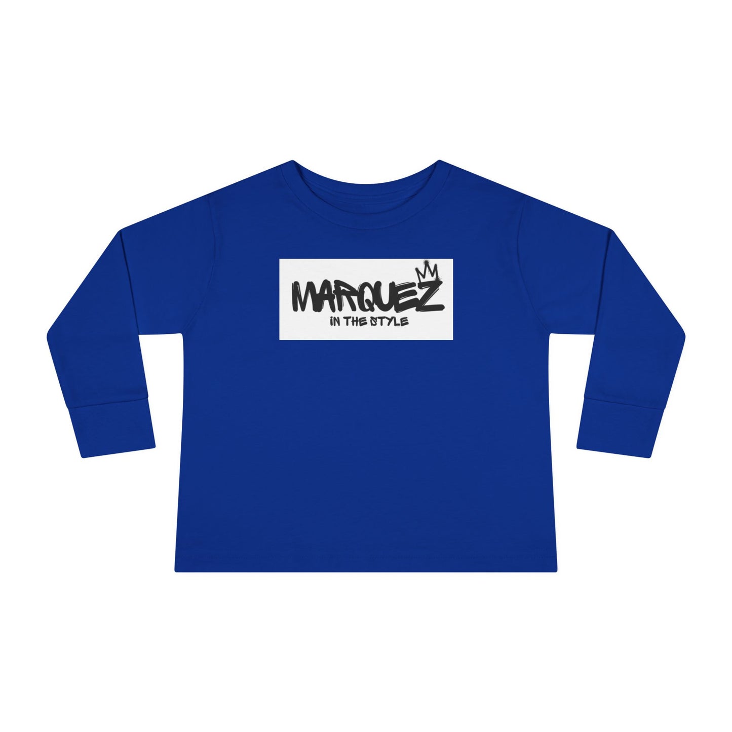 Cool Toddler Long Sleeve Tee - "Marquez In This Style"