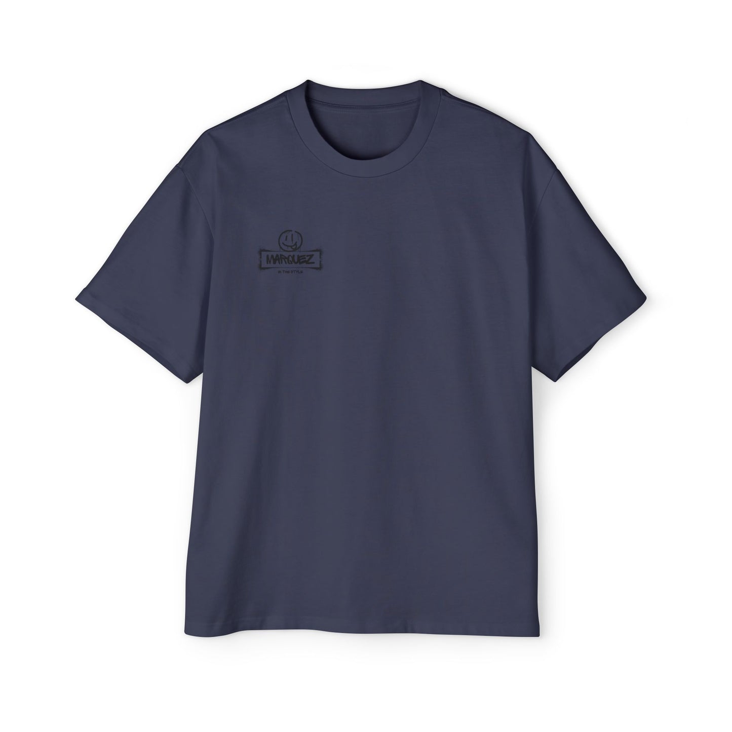 Camiseta extragrande y pesada para hombre con gráfico de Márquez - Ropa informal
