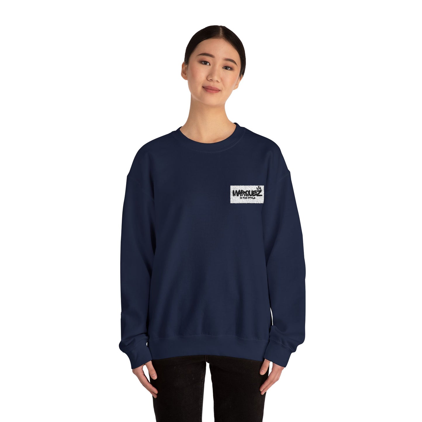 Cozy Unisex Crewneck Sweatshirt with Pocket Design