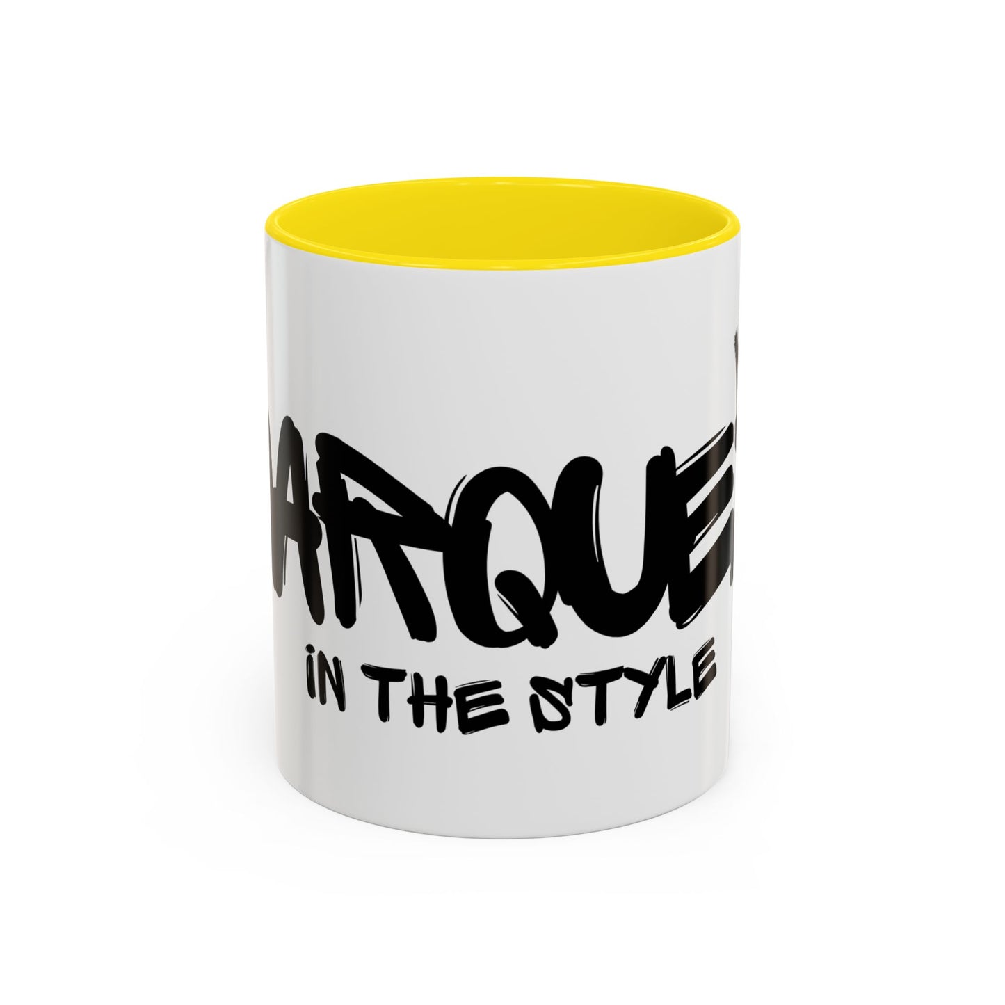 Graffiti Style Accent Coffee Mug - Urban Art for Coffee Lovers