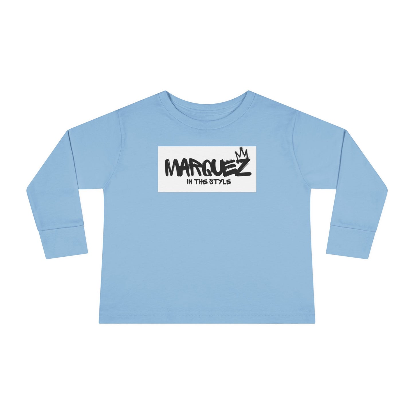 Cool Toddler Long Sleeve Tee - "Marquez In This Style"