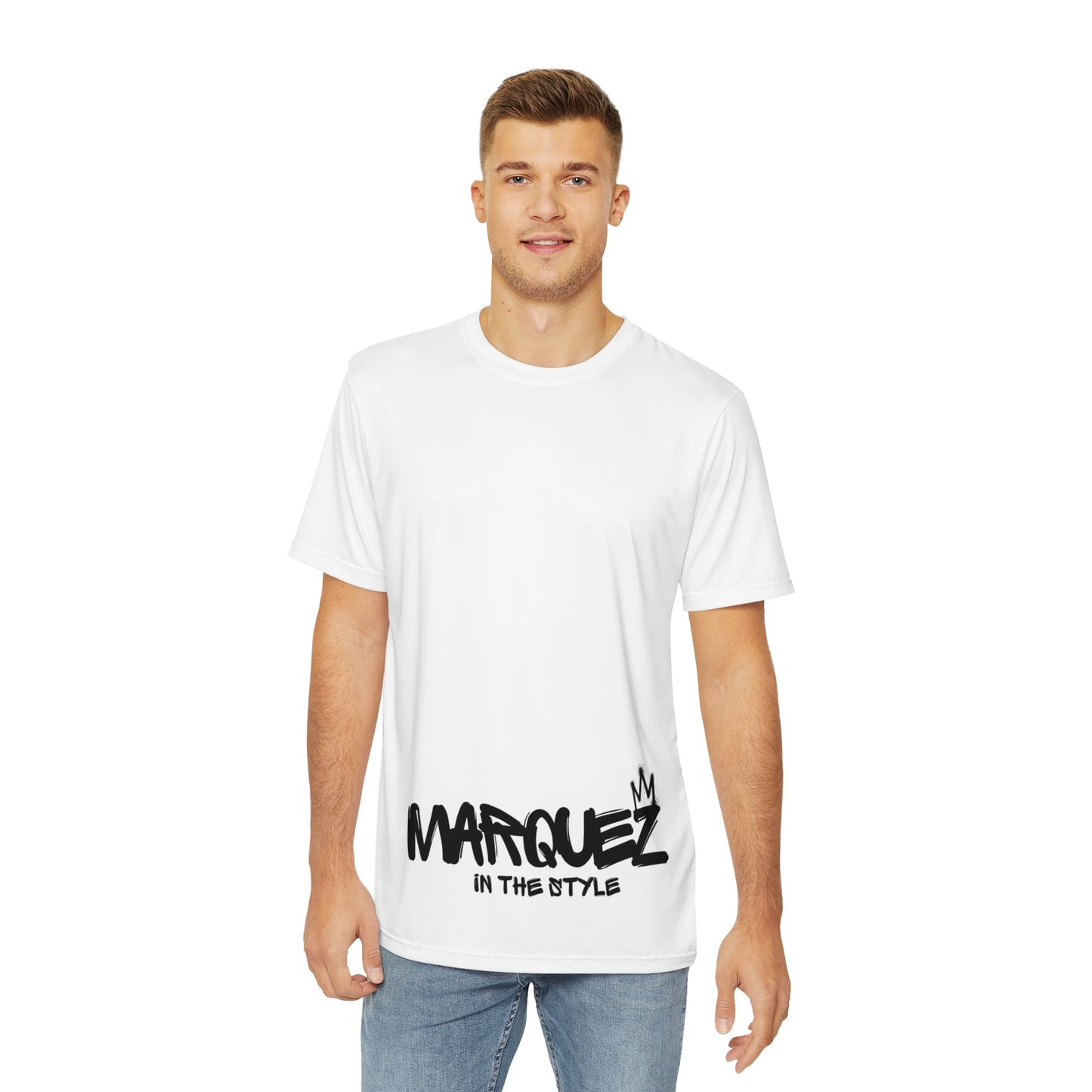 Stylish Men's Polyester Tee - Marquez Design