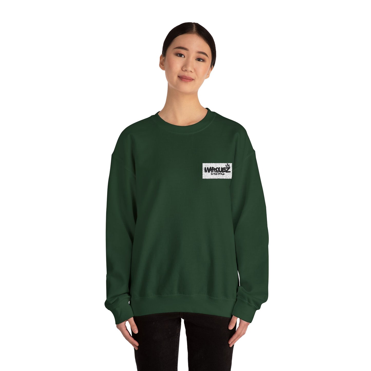 Cozy Unisex Crewneck Sweatshirt with Pocket Design