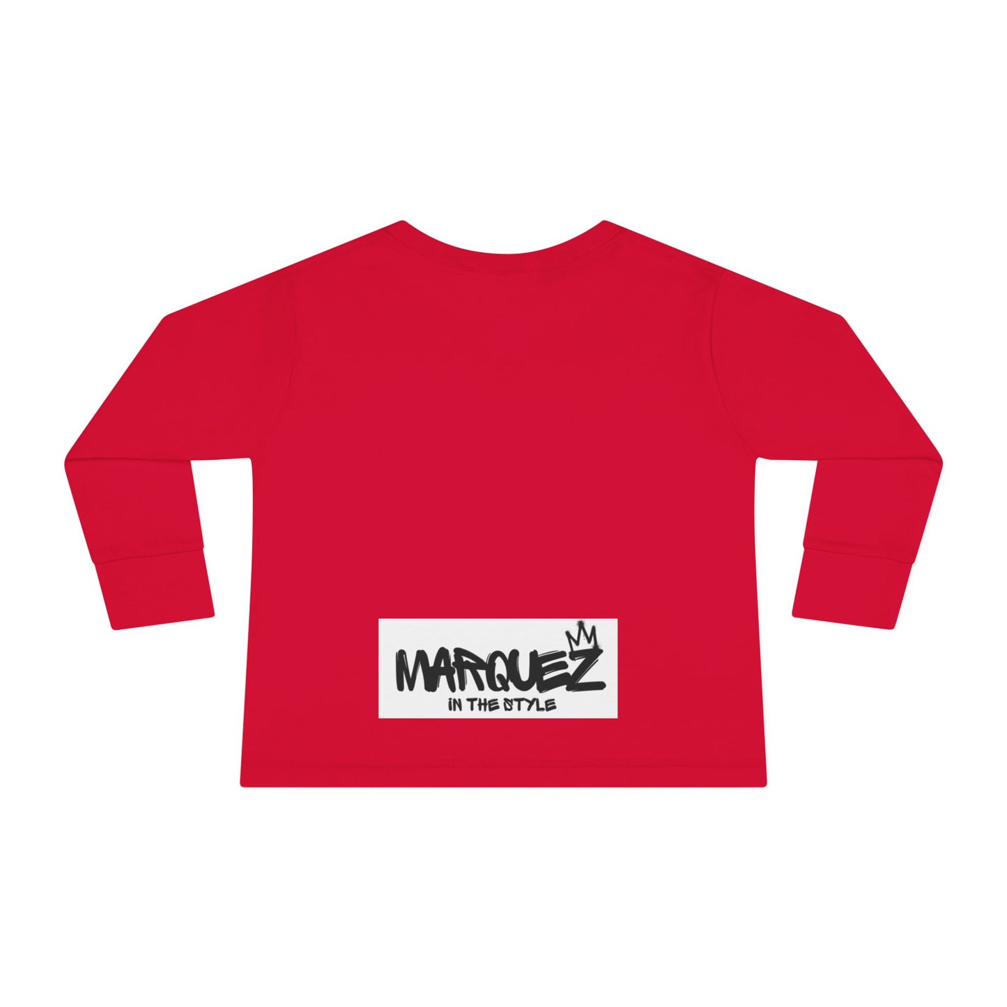 Cool Toddler Long Sleeve Tee - "Marquez In This Style"