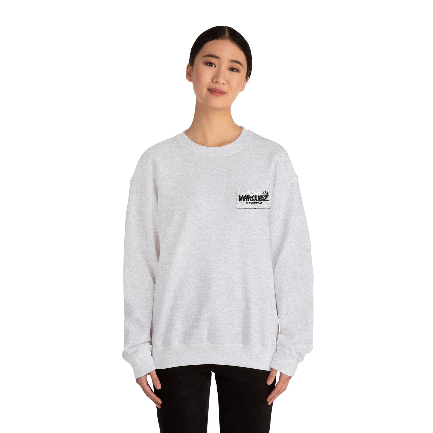 Cozy Unisex Crewneck Sweatshirt with Pocket Design