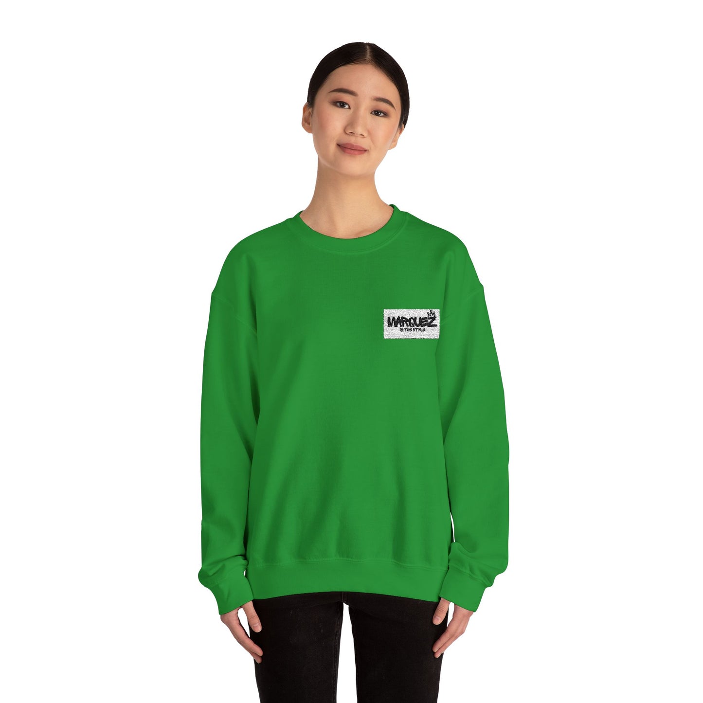Cozy Unisex Crewneck Sweatshirt with Pocket Design