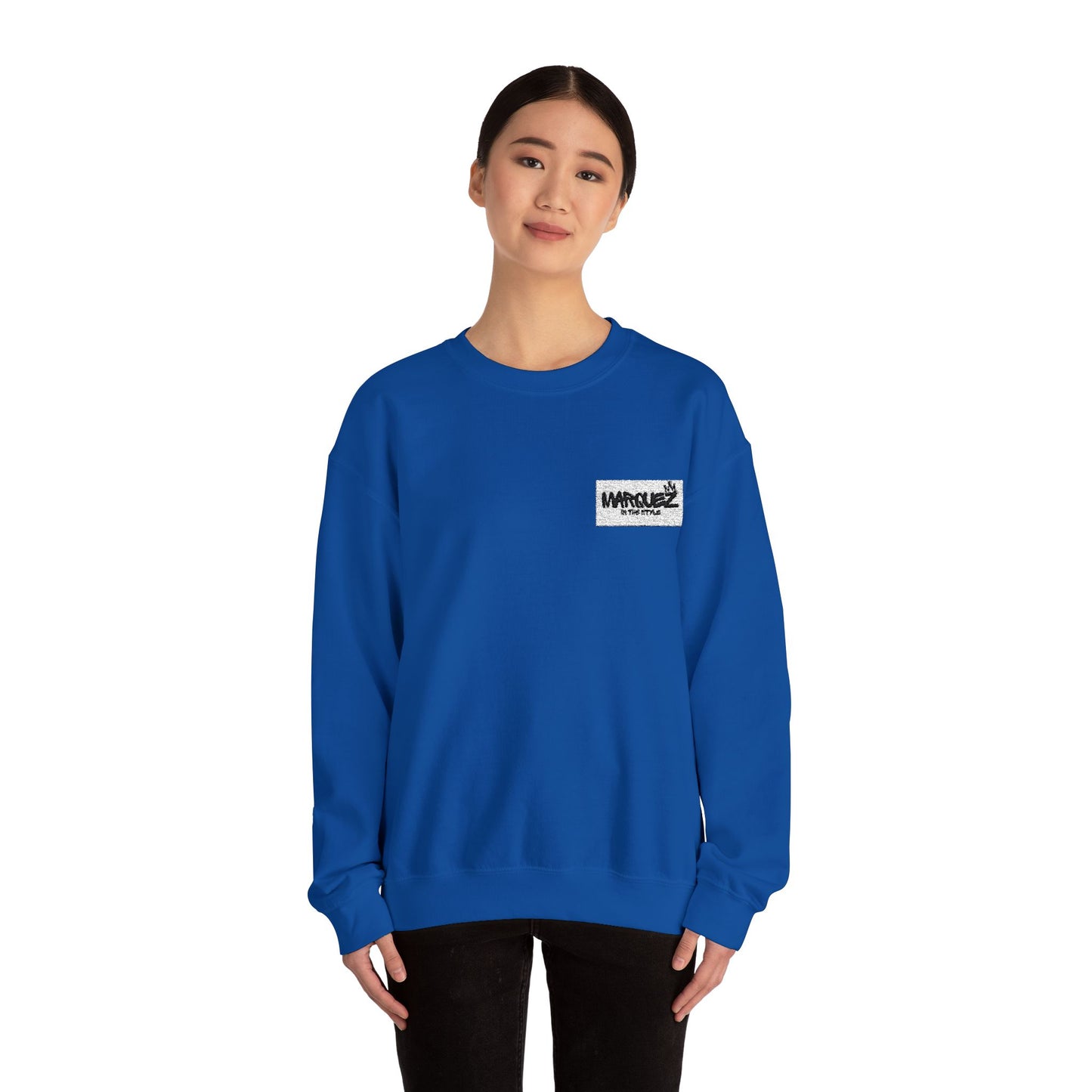 Cozy Unisex Crewneck Sweatshirt with Pocket Design
