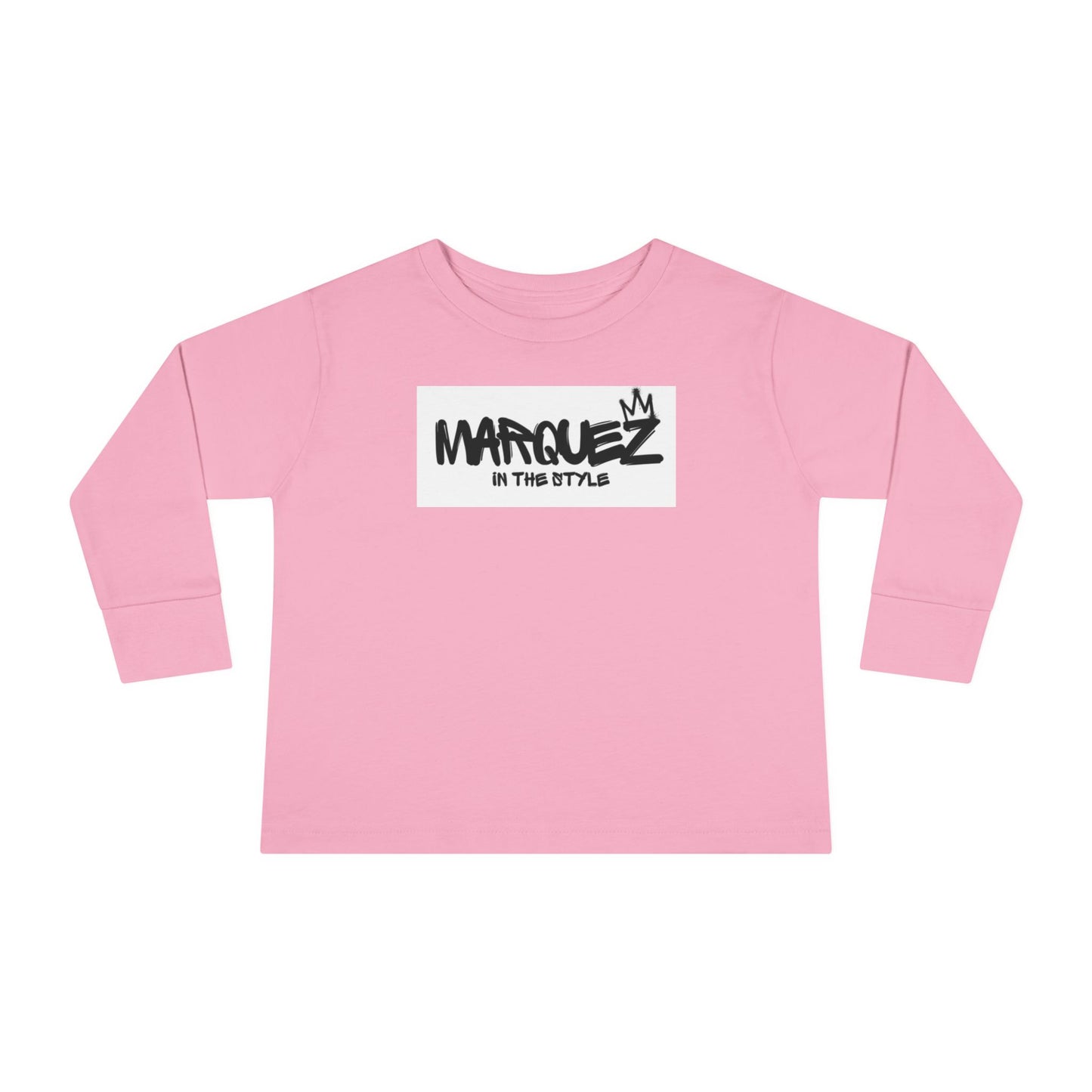 Cool Toddler Long Sleeve Tee - "Marquez In This Style"