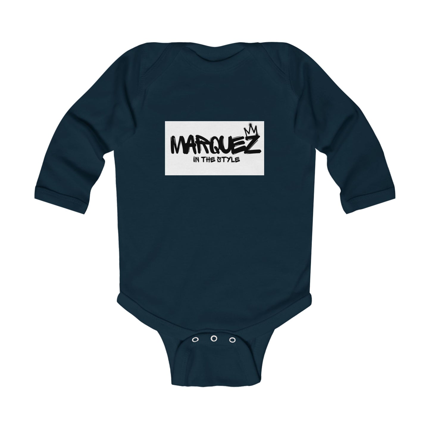 Body de bebé con estilo - "Márquez con estilo" - Conjunto de manga larga para bebé a la moda