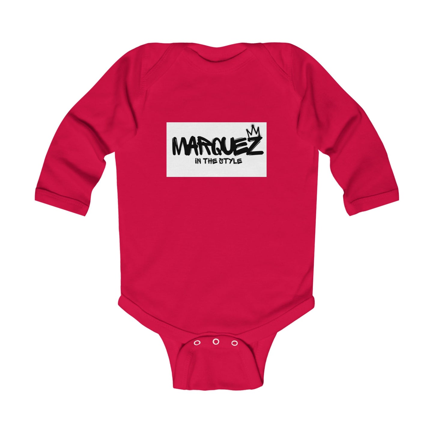 Body de bebé con estilo - "Márquez con estilo" - Conjunto de manga larga para bebé a la moda