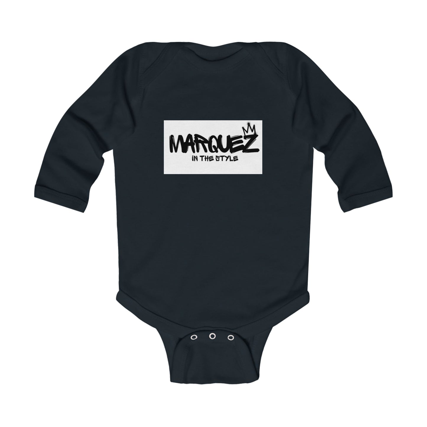 Body de bebé con estilo - "Márquez con estilo" - Conjunto de manga larga para bebé a la moda