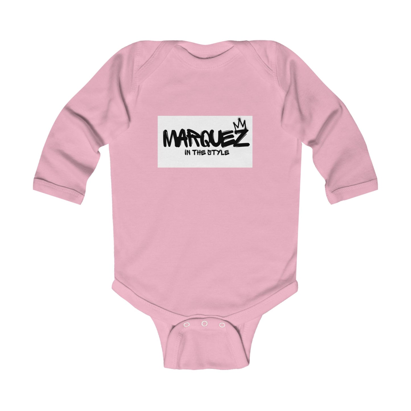 Body de bebé con estilo - "Márquez con estilo" - Conjunto de manga larga para bebé a la moda