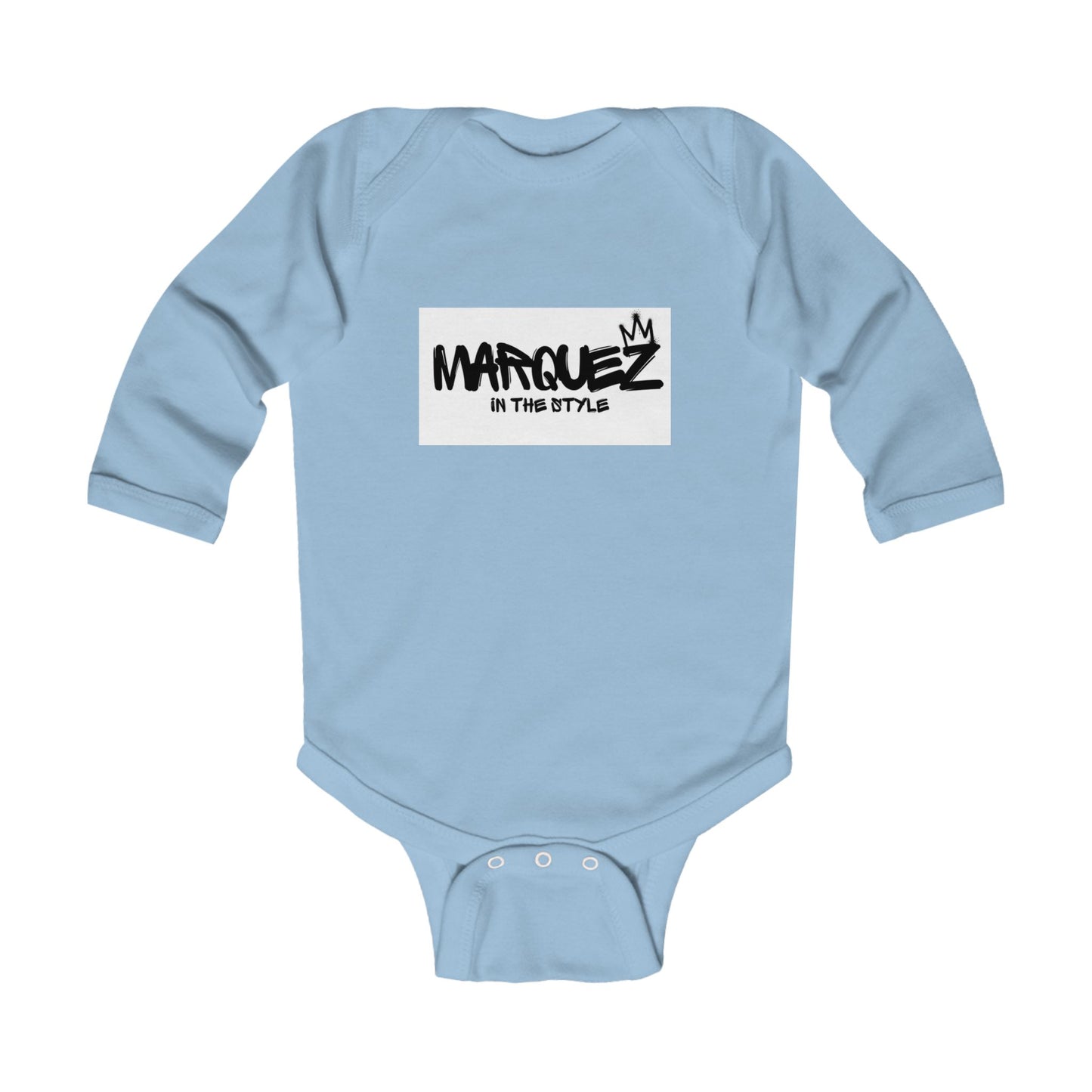 Body de bebé con estilo - "Márquez con estilo" - Conjunto de manga larga para bebé a la moda
