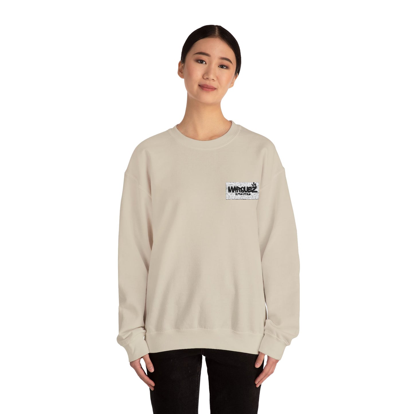 Cozy Unisex Crewneck Sweatshirt with Pocket Design