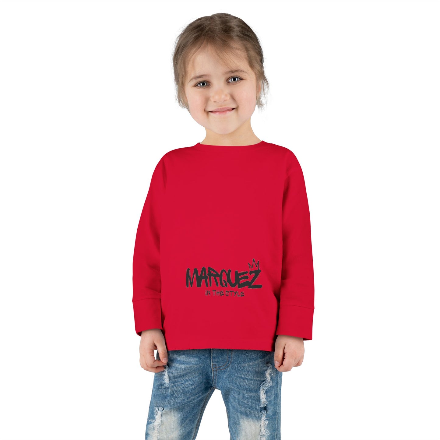 Camiseta de manga larga para niño - "Márquez con este estilo"