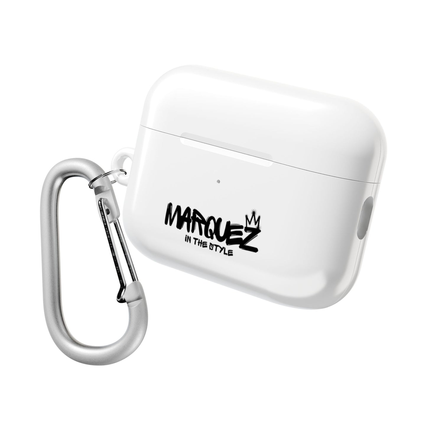 Estuche elegante para AirPods - Marquez con estilo - Accesorio tecnológico de moda