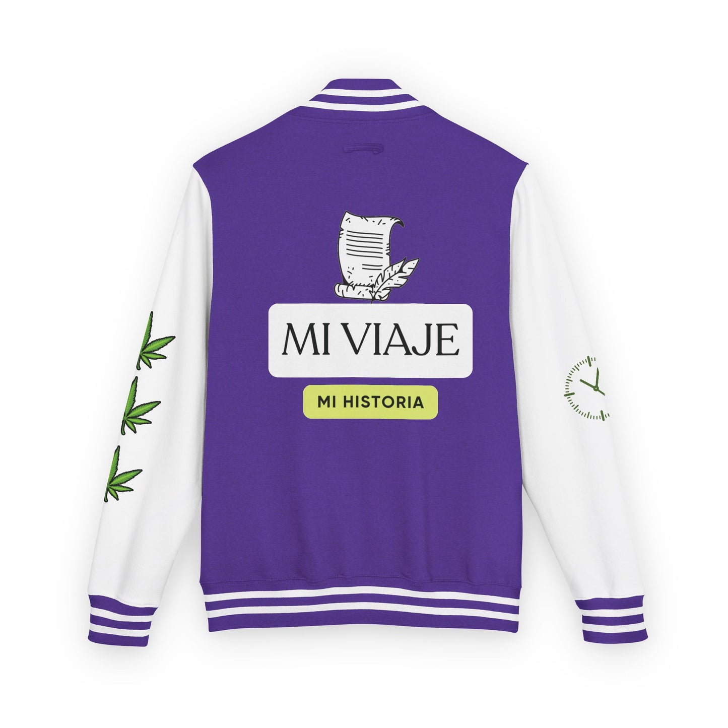 Chaqueta unisex de peso pesado Munchies Letterman | Estilo cannábico moderno