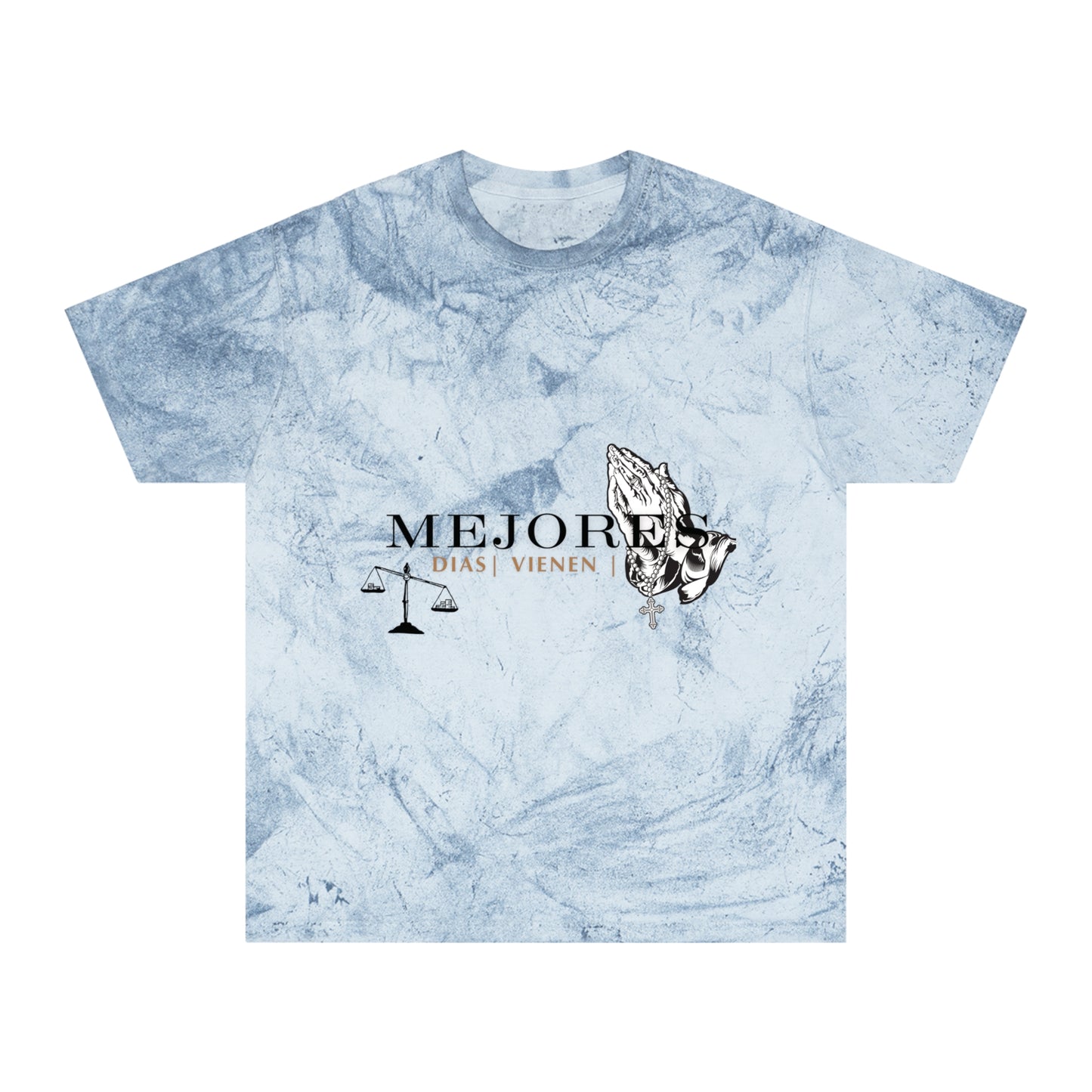 Camiseta unisex Color Blast - Diseño artístico con MEJORE y MARQUEZ