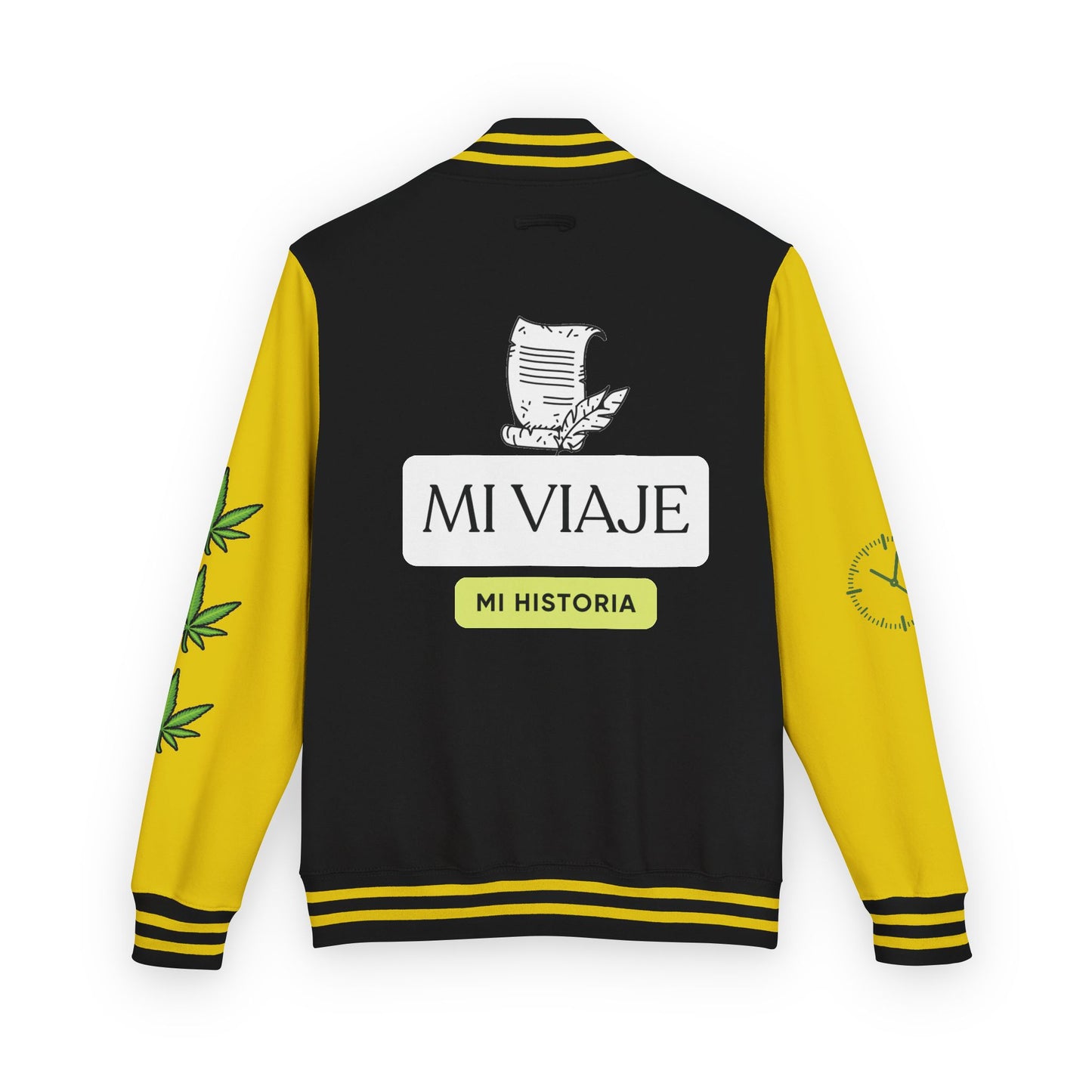 Chaqueta unisex de peso pesado Munchies Letterman | Estilo cannábico moderno