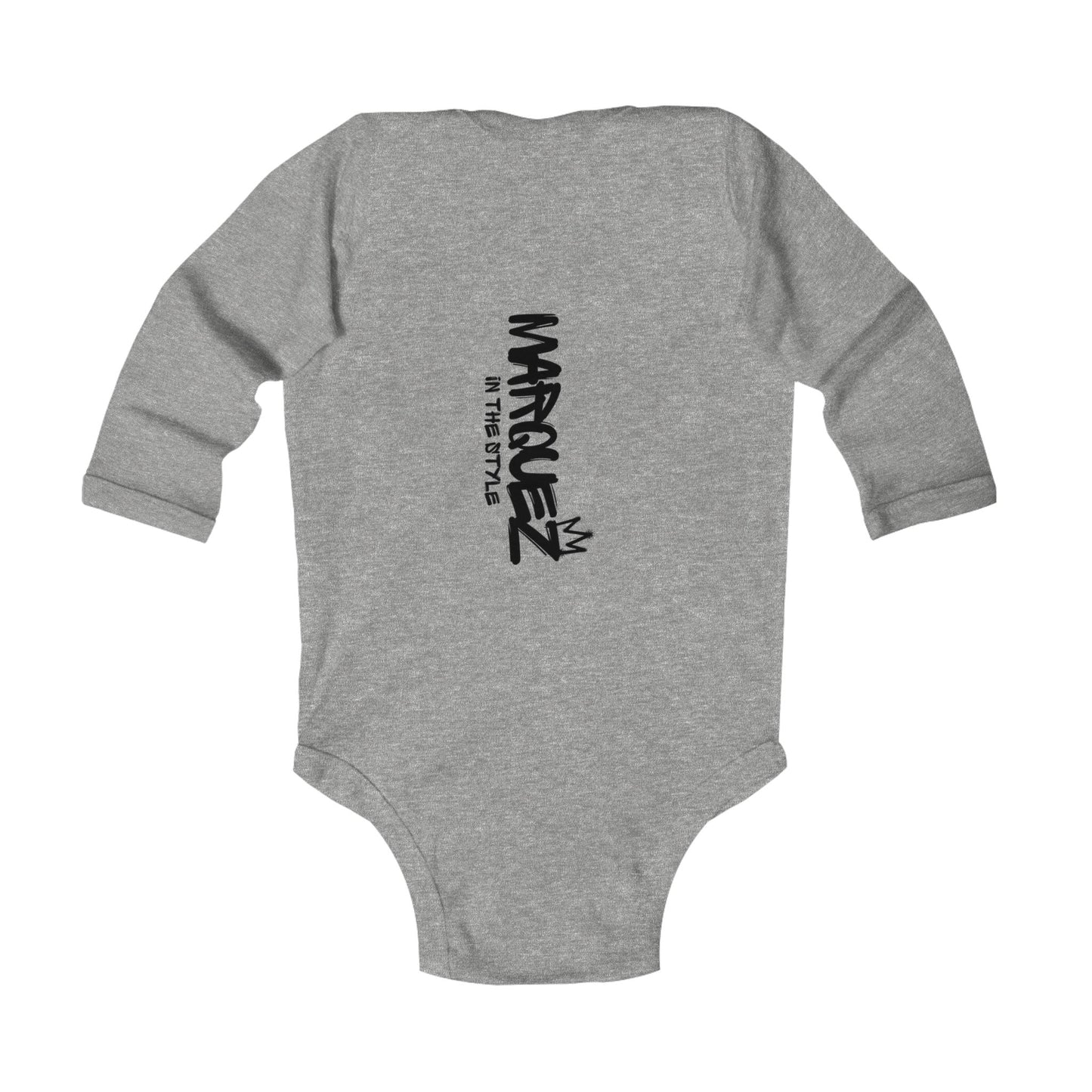 Body de bebé con estilo - "Márquez con estilo" - Conjunto de manga larga para bebé a la moda