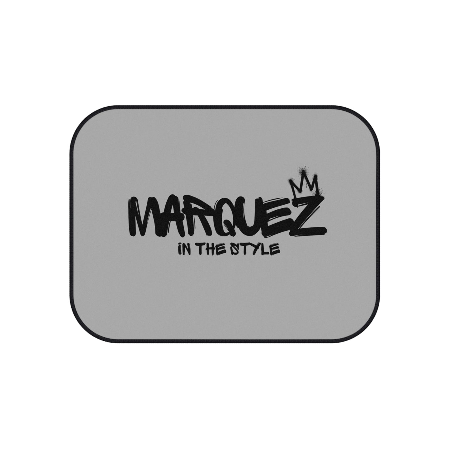 Juego de alfombrillas modernas con el logotipo de Márquez | Protectores de suelo para vehículos duraderos y elegantes