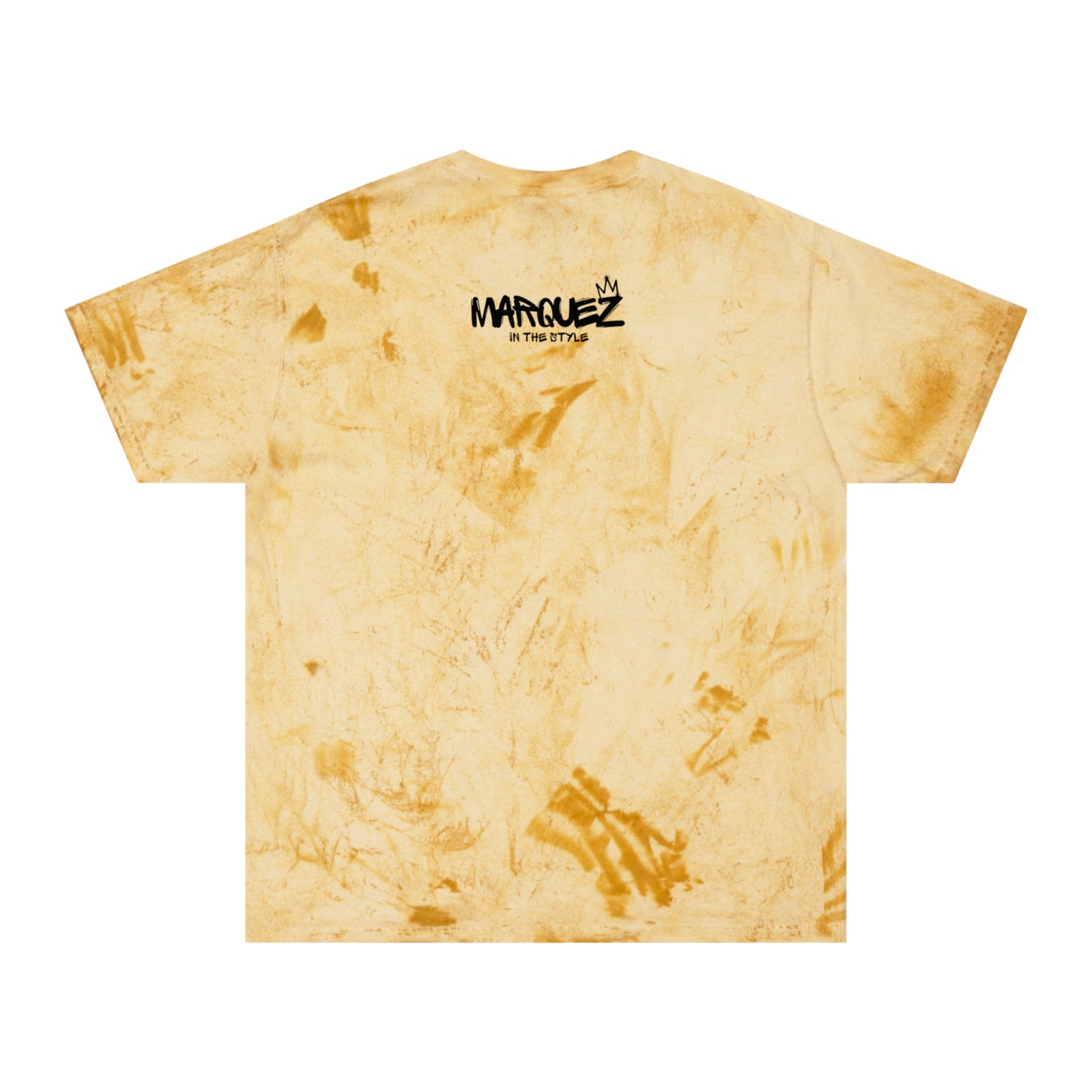 Camiseta unisex Color Blast - Diseño artístico con MEJORE y MARQUEZ