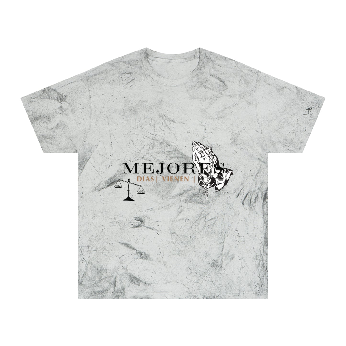 Camiseta unisex Color Blast - Diseño artístico con MEJORE y MARQUEZ