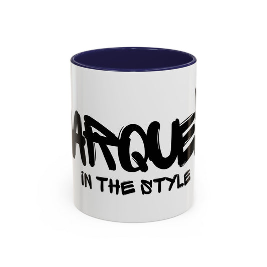 Graffiti Style Accent Coffee Mug - Urban Art for Coffee Lovers