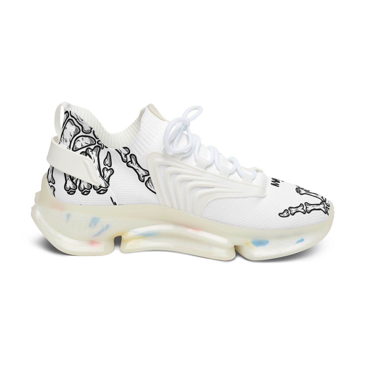 Zapatillas de malla modernas para mujer con diseño gráfico: perfectas para uso casual y un estilo de vida activo.