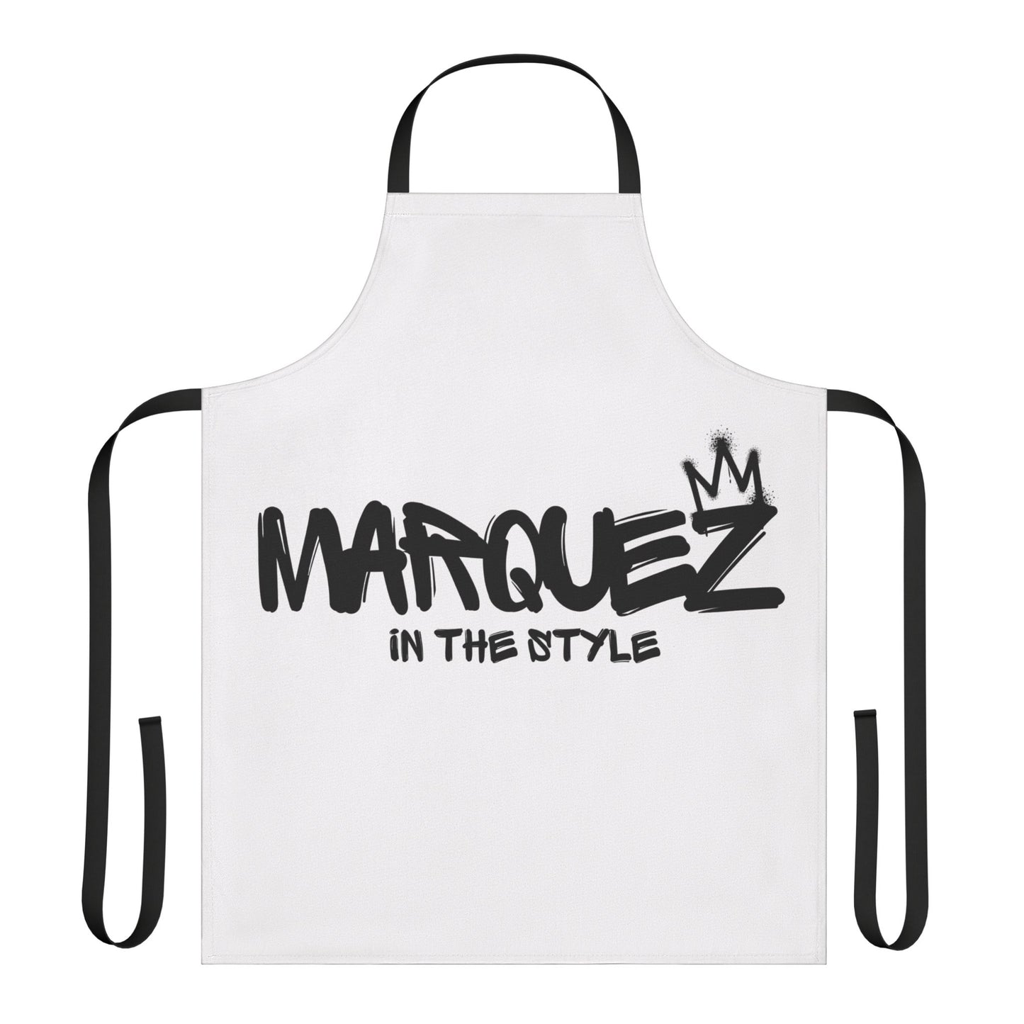Delantal de chef personalizable con tiras de 5 colores - 'MARQUEZ IN THE STYLE'