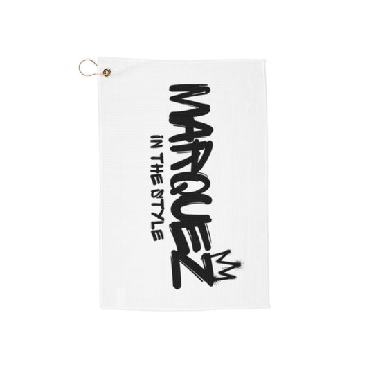 Personalized Golf Towel - Stylish & Functional with 'Marquez' Design for Golf Enthusiasts