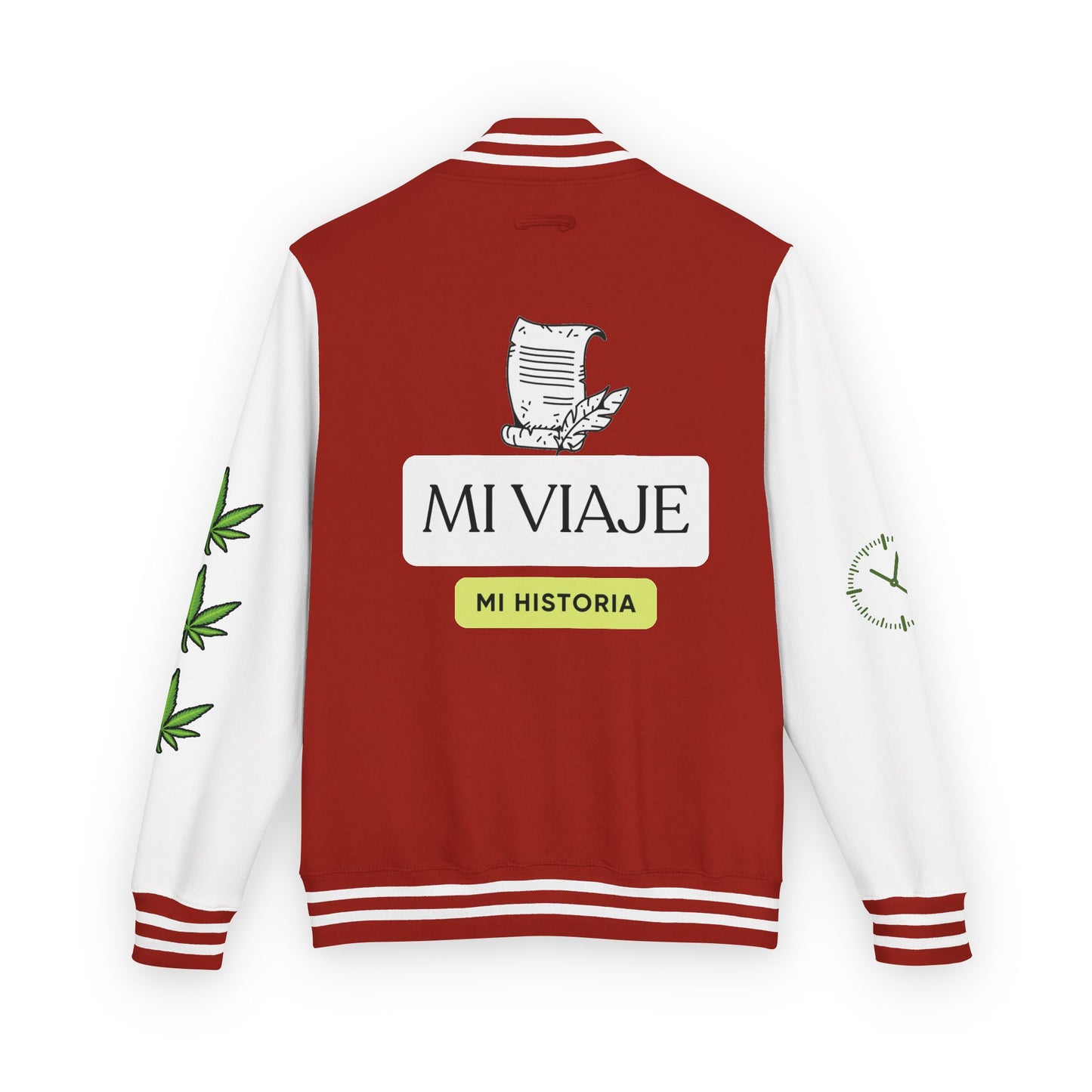 Chaqueta unisex de peso pesado Munchies Letterman | Estilo cannábico moderno