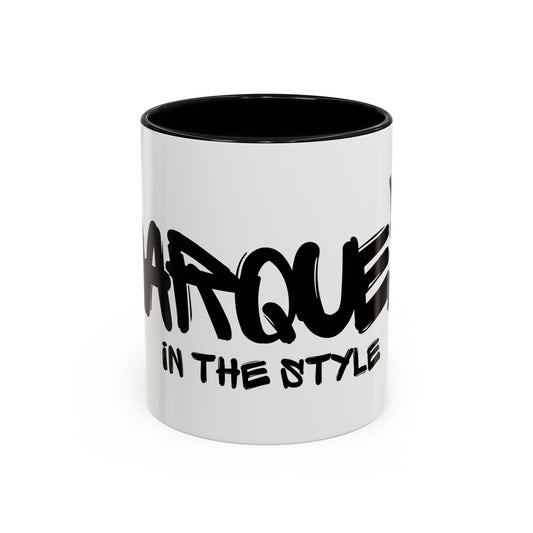 Graffiti Style Accent Coffee Mug - Urban Art for Coffee Lovers
