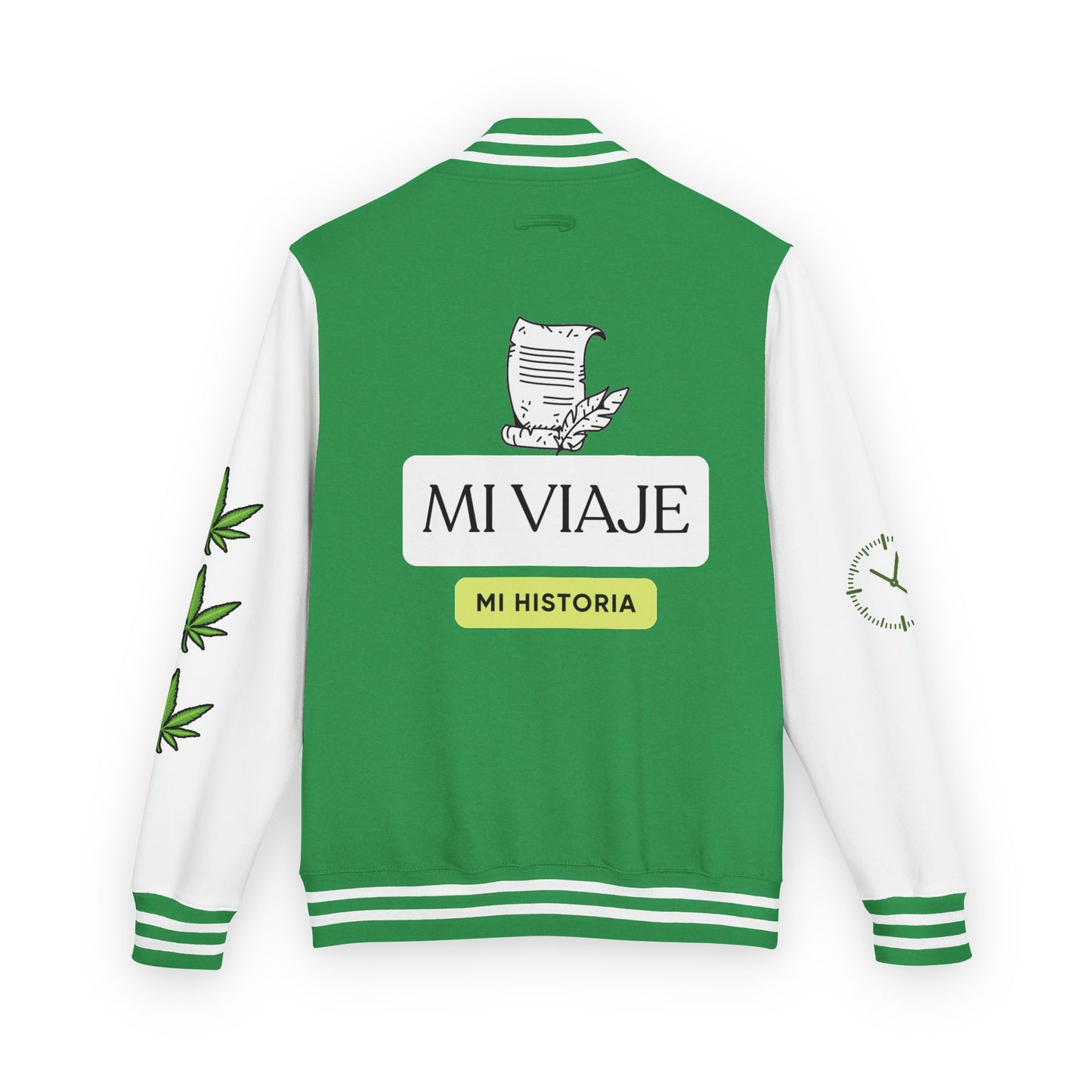 Chaqueta unisex de peso pesado Munchies Letterman | Estilo cannábico moderno