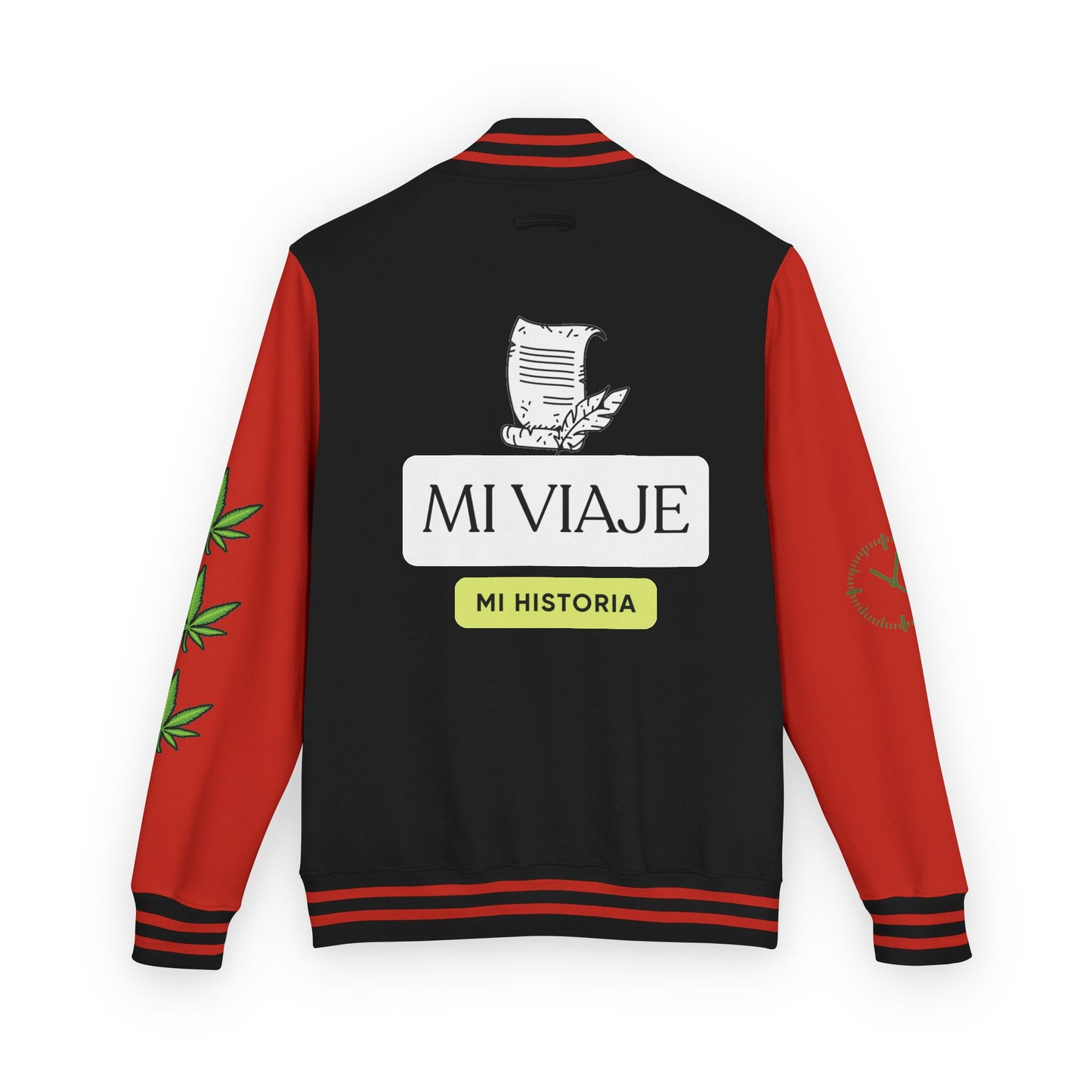 Chaqueta unisex de peso pesado Munchies Letterman | Estilo cannábico moderno