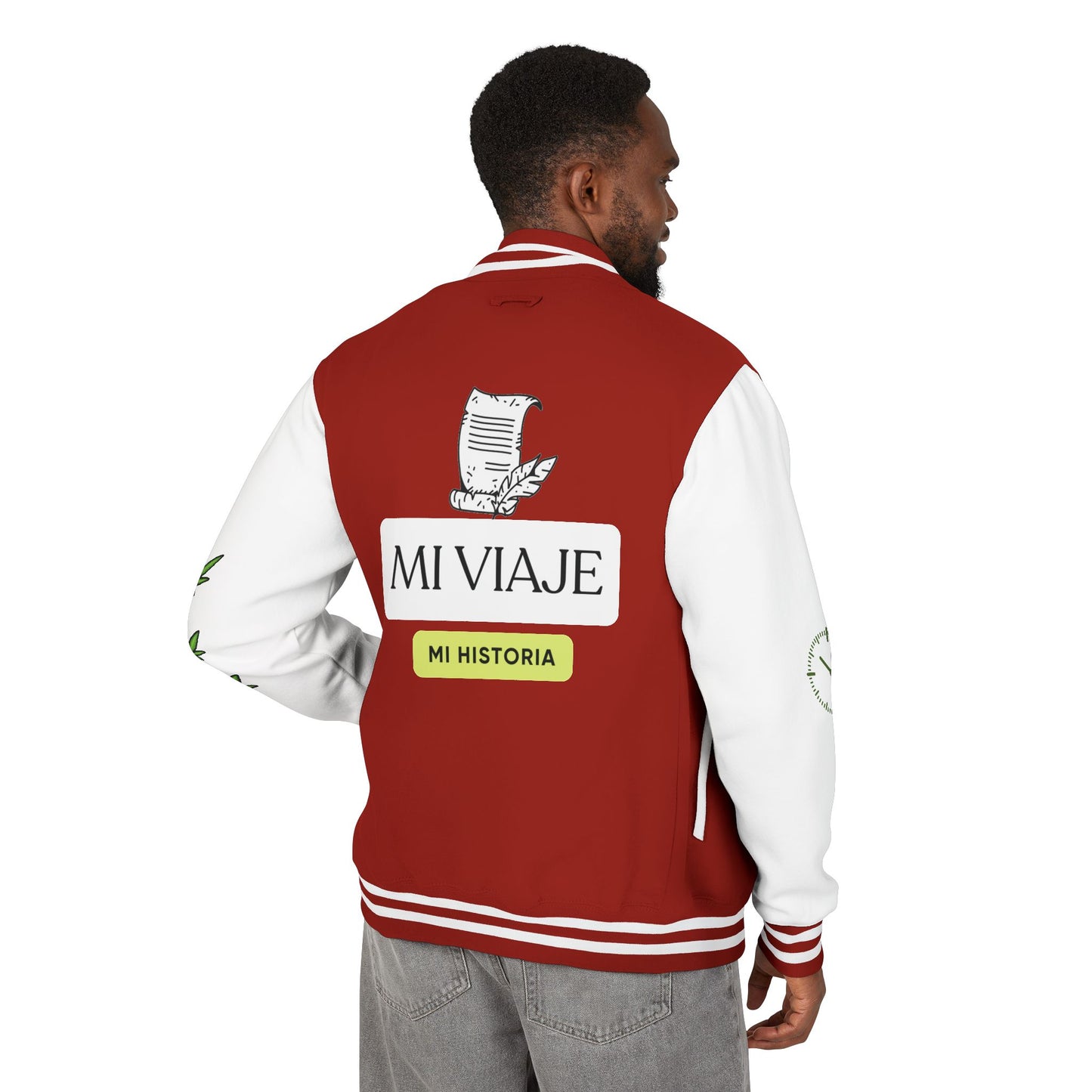 Chaqueta unisex de peso pesado Munchies Letterman | Estilo cannábico moderno