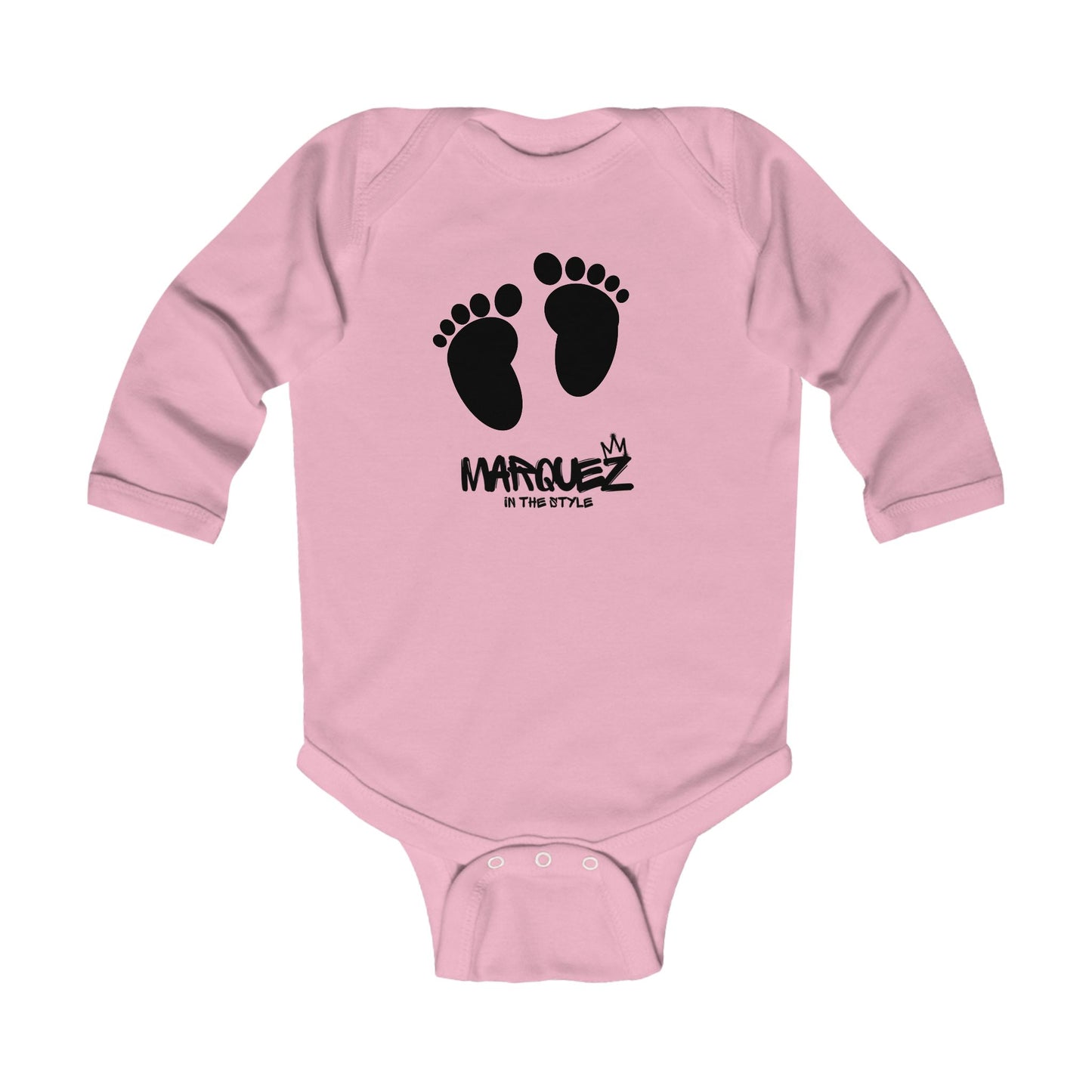 Body de bebé con estilo - "Márquez con estilo" - Conjunto de manga larga para bebé a la moda
