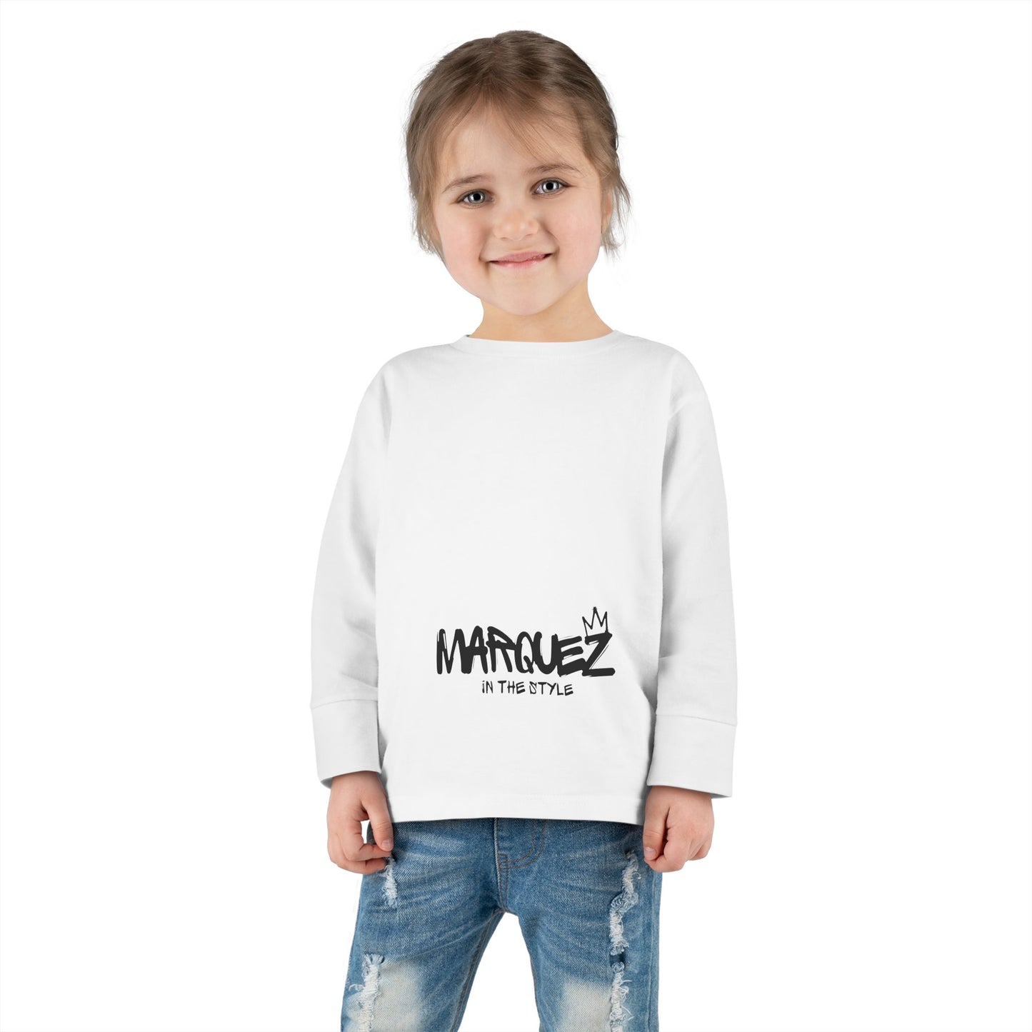 Camiseta de manga larga para niño - "Márquez con este estilo"