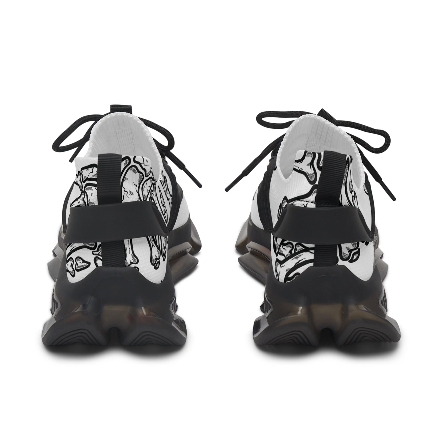 Zapatillas de malla modernas para mujer con diseño gráfico: perfectas para uso casual y un estilo de vida activo.