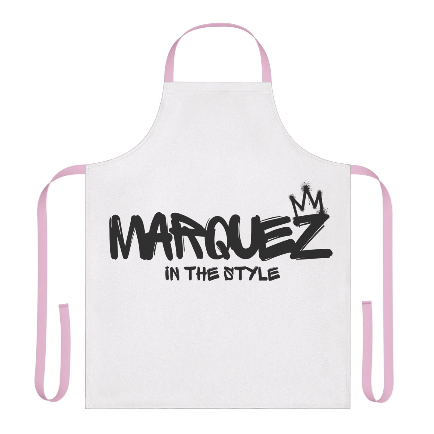Delantal de chef personalizable con tiras de 5 colores - 'MARQUEZ IN THE STYLE'