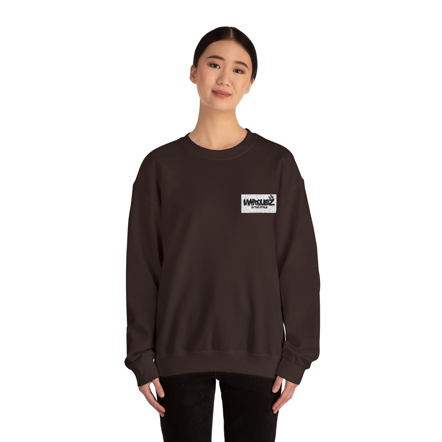 Cozy Unisex Crewneck Sweatshirt with Pocket Design