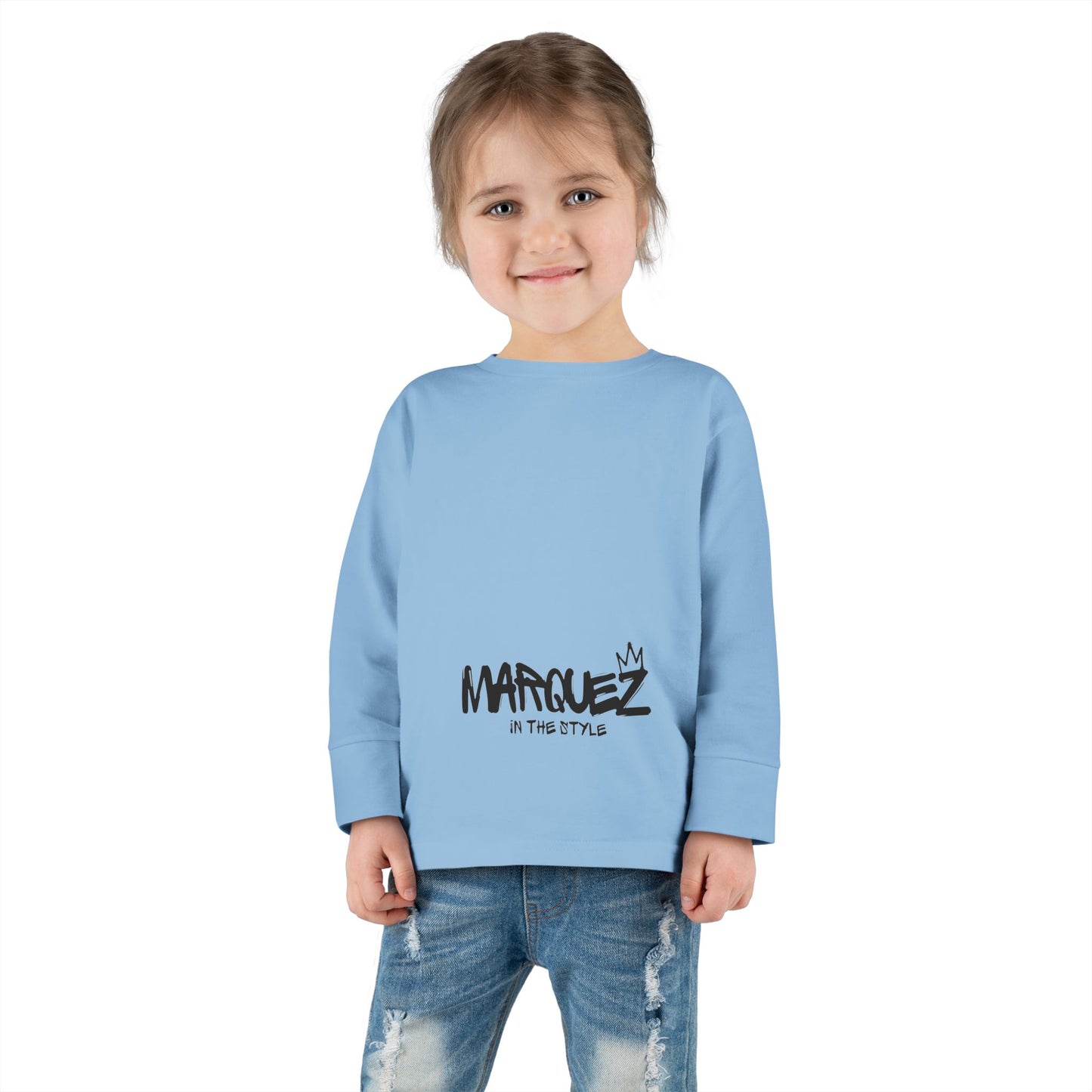 Camiseta de manga larga para niño - "Márquez con este estilo"