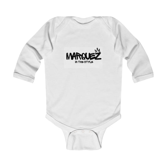 Body de bebé con estilo - "Márquez con estilo" - Conjunto de manga larga para bebé a la moda