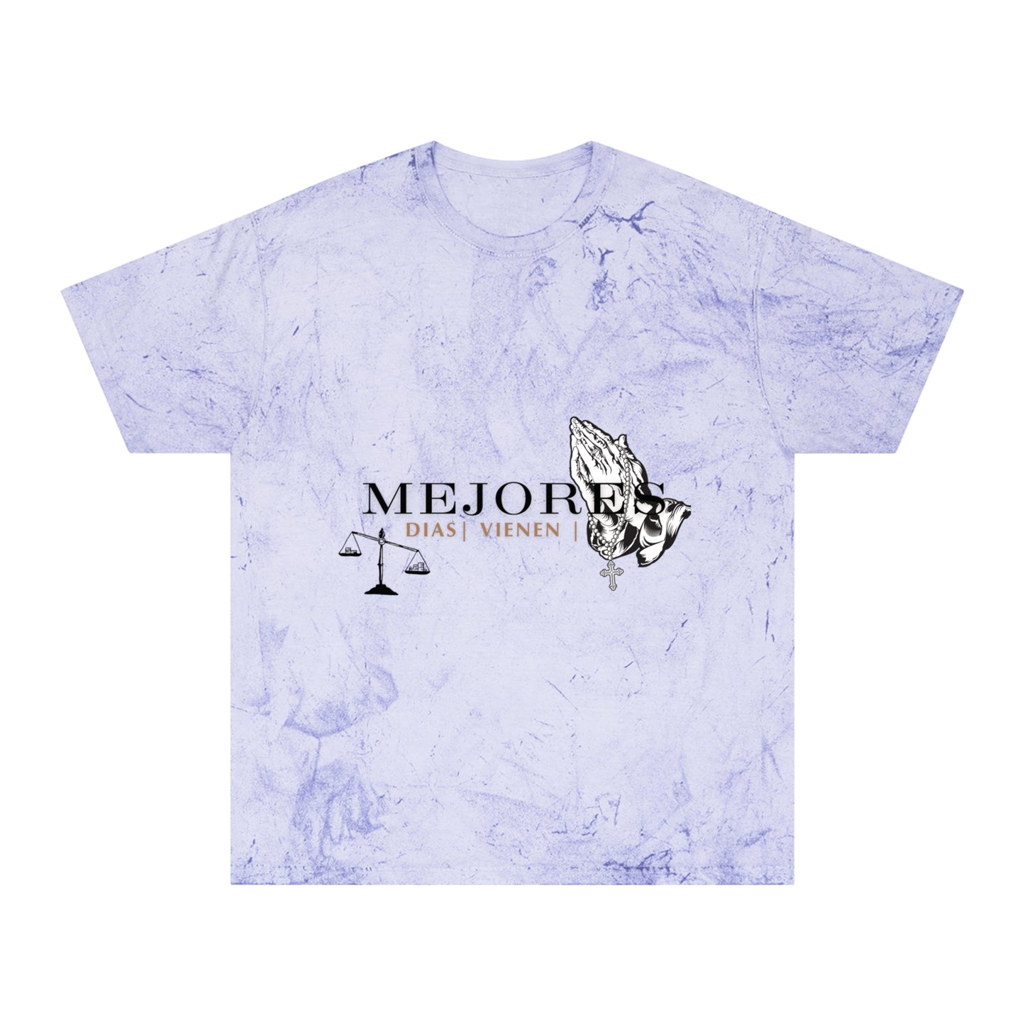 Camiseta unisex Color Blast - Diseño artístico con MEJORE y MARQUEZ