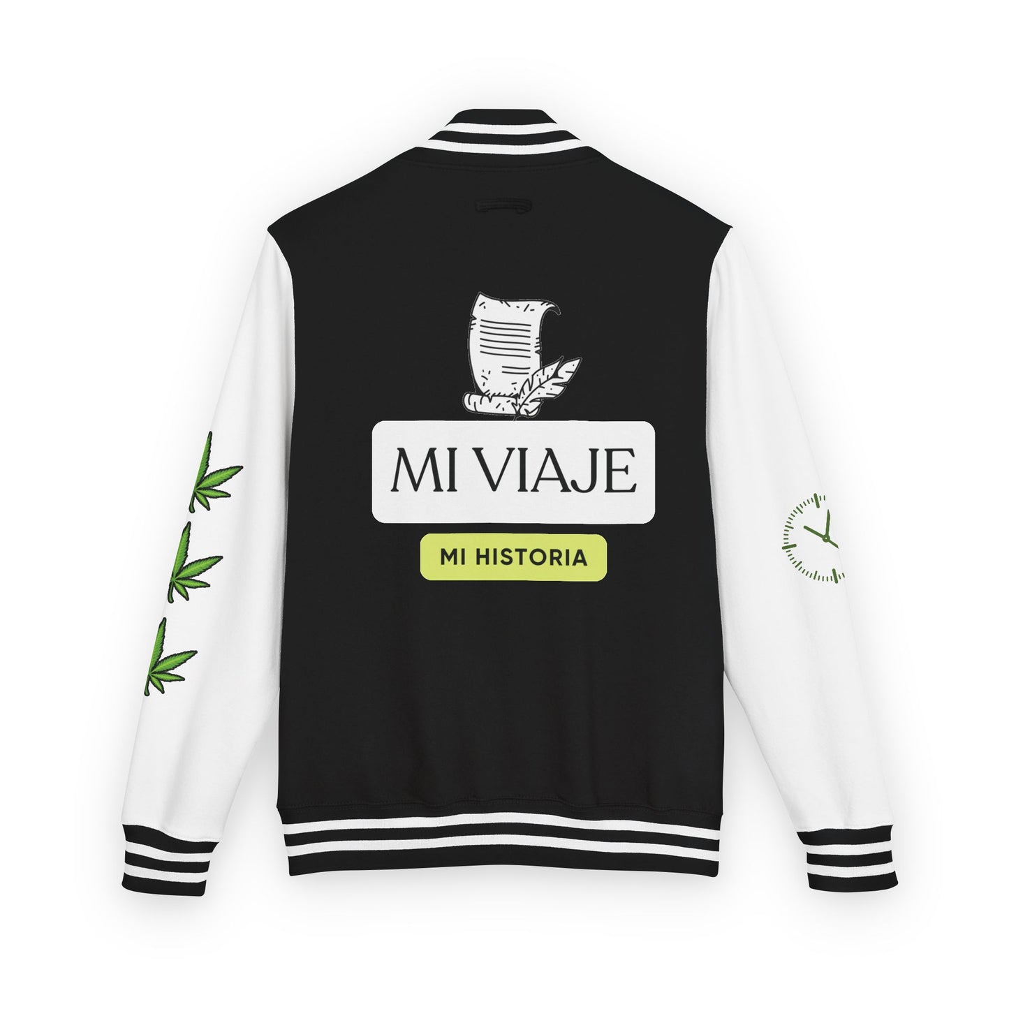 Chaqueta unisex de peso pesado Munchies Letterman | Estilo cannábico moderno